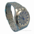 Metal Radio Controlled Solar Watch, Receiving Radio Signals, Solar Radio Table Movement